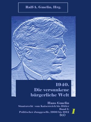 cover image of 1940. Die versunkene bürgerliche Welt.